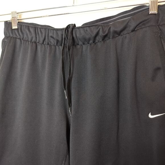 Nike Therma Fit Pants Mini Swoosh Wide Leg Sweatpants - Picture 6 of 8